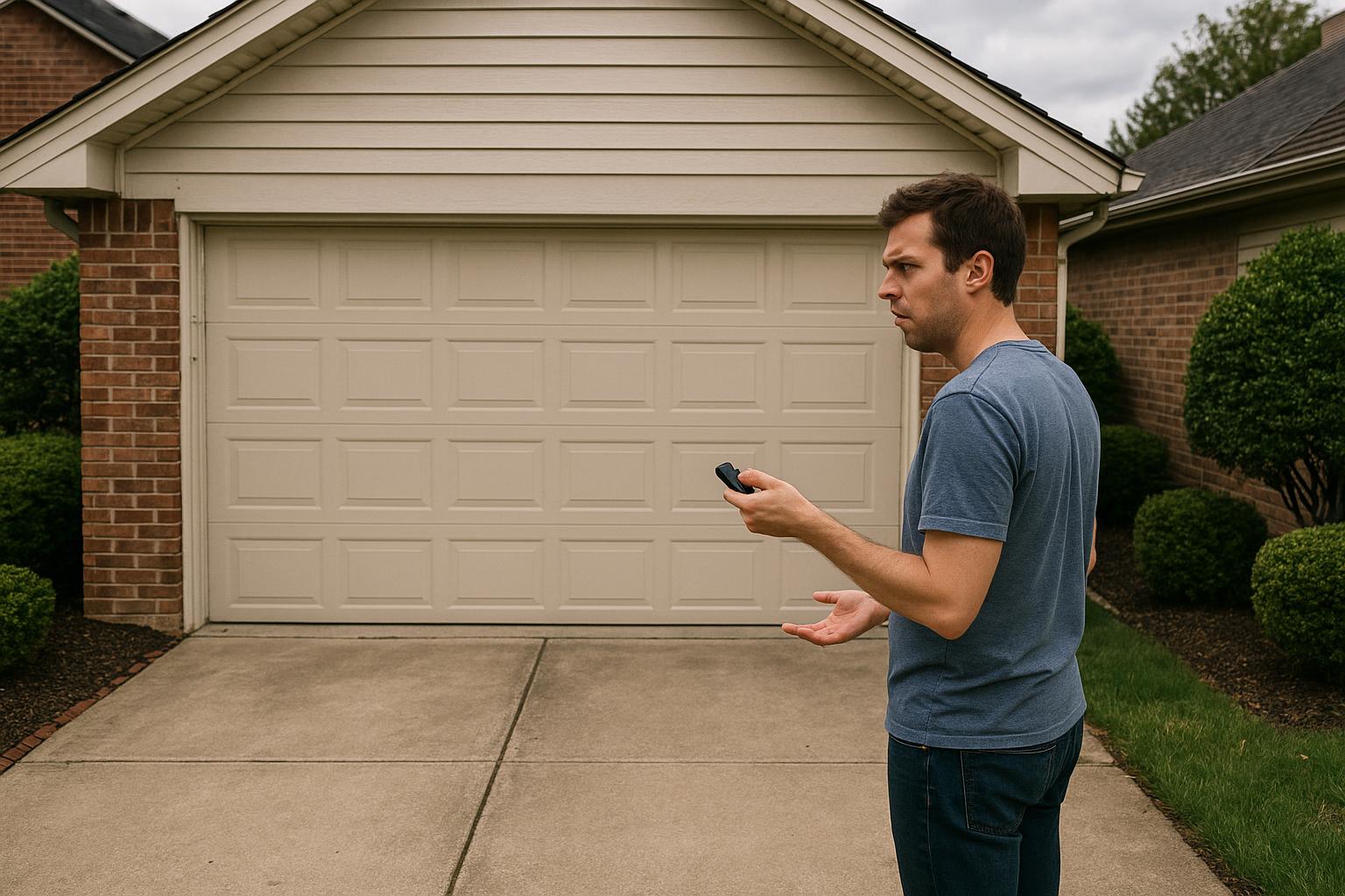 What to Do When Your Garage Door Won't Open